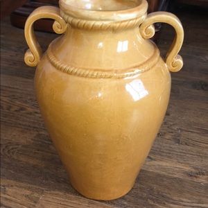 YELLOW DECOR VASE